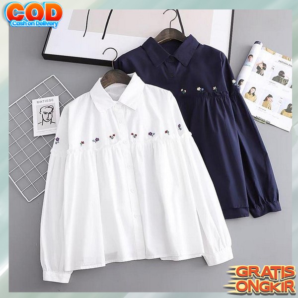 Blus Cewe Modern Blis Kemaja Kerja Blos Bj Cewek Bliuse Pesta Kondangan Bluss Kemeja Wanita Atasan B