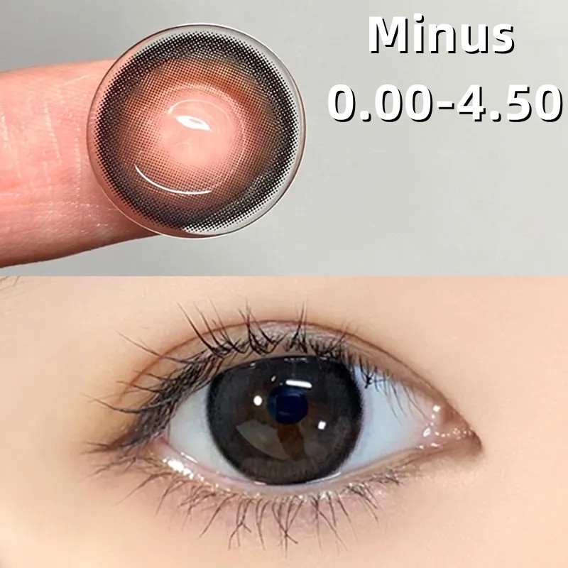 （COD）Minus 1.00-minus 4.50 color lens, kadar air 38%, diameter 14-14.5MM softlensmurah