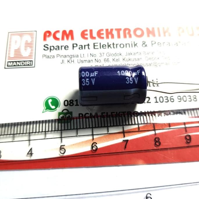 (2 pcs) Elco panasonic 1000uf 35v 1000 mikro 35 volt 85' original pcmelektr812 Ayo Order