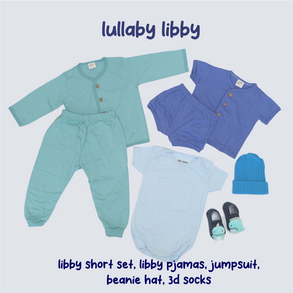 Hikeen baby hampers kado lahiran premium baby boy dan baby girl exclusive LIBBY comfy set RIBBON GIRL dan BEANIE BOY  baby gift set premium mewah SNI quality