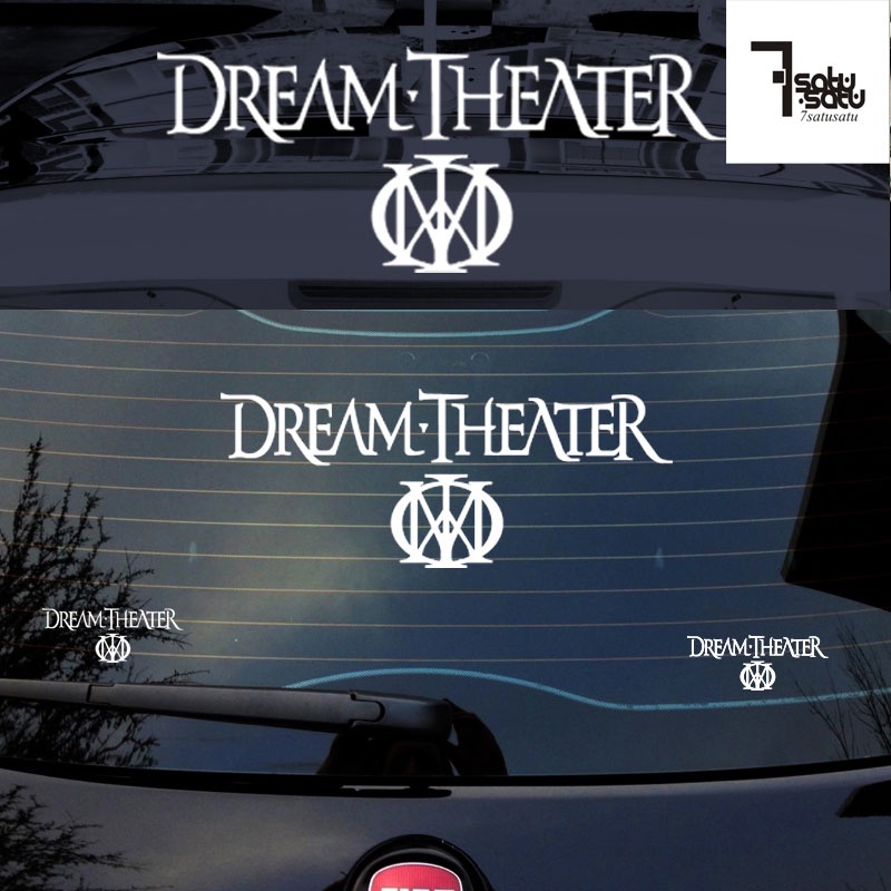 

Stiker mobil keren band musik Dream Theater untuk kaca sedan pick up truck avanza sigra ayla agya minibus