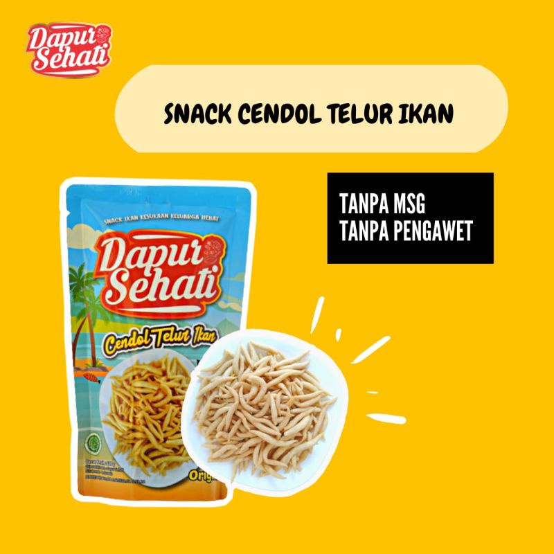 

Snack Cendol Telur Non MSG merk Dapur Sehati