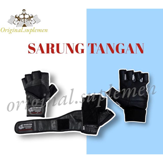SARUNG TANGAN GYM FITNESS KULIT PROFESIONAL / GLOVE FITNESS GYM KULIT