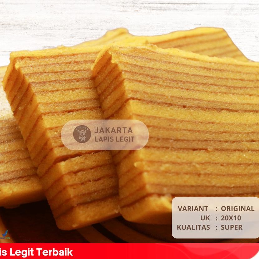 

➵ KUE LAPIS LEGIT Original SUPER WISMAN 100% Halal 20x10 Polos ♠