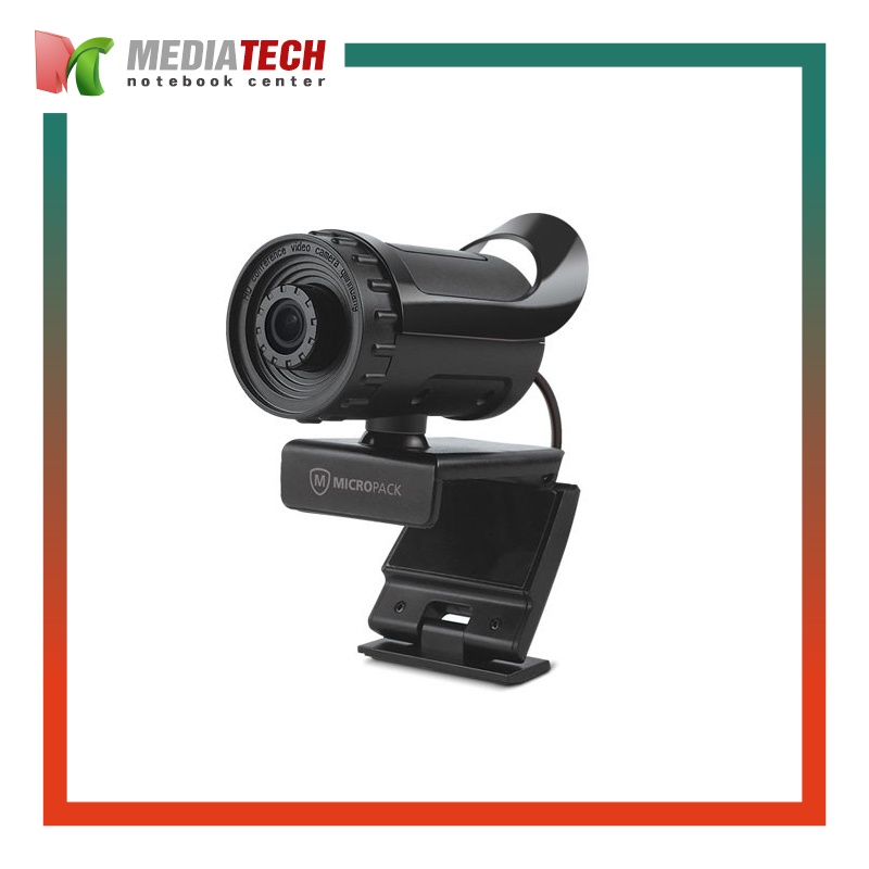 Micropack MWB-11 HD 720P WebCam - Kamera Video Konferensi dengan Efek Beauty dan Mikrofon Bawaan