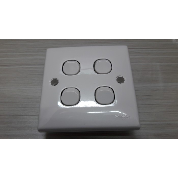 TERBARU Saklar isi 4 switch CLIPSAL /SAKLAR LAMPU/SAKAR ON OFF/SAKLAR BROCO/SAKLAR PANASONIC/SAKLAR