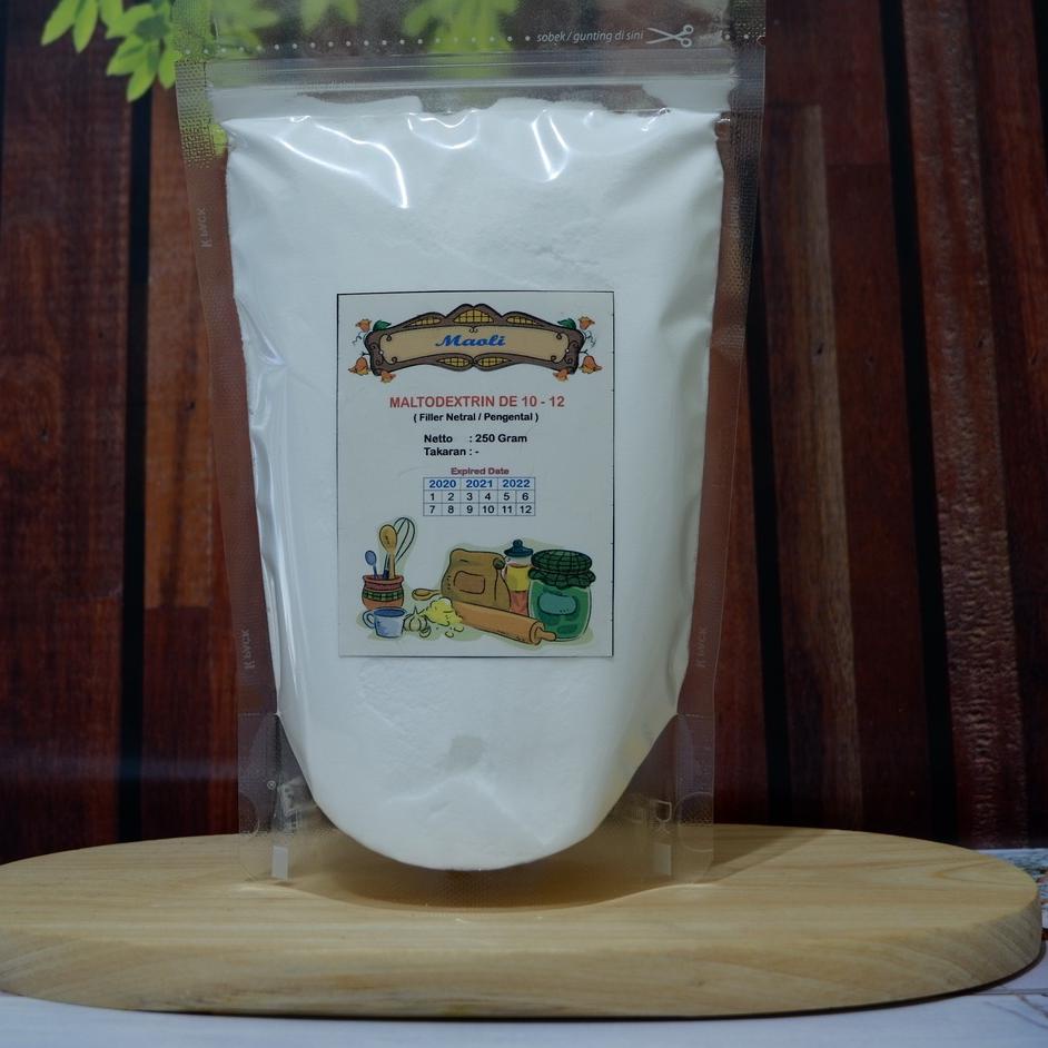 

【MEGA SALE】 Maltodextrin Food Grade / Dextrin ex Lihua / Filler Makanan Netral 250 Gram / Maltodekstrin Food Grade