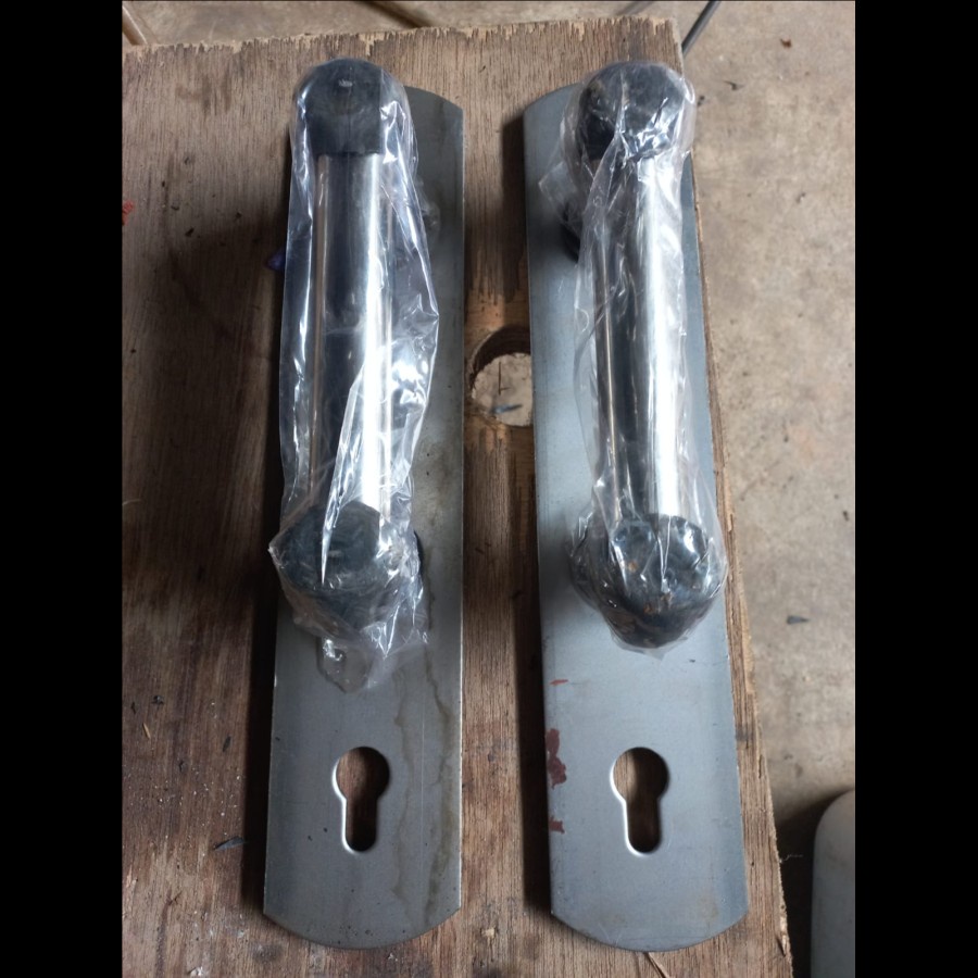 Handle Stainless Combined Pintu Folding Gate Sudut Melengkung