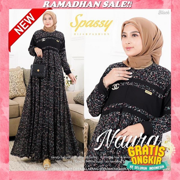Baju Gamis Muslim Pasangan Cuple Kapelan Keluarga Suami Istri Muslimah Remaja Najwa Caple Kondangan 