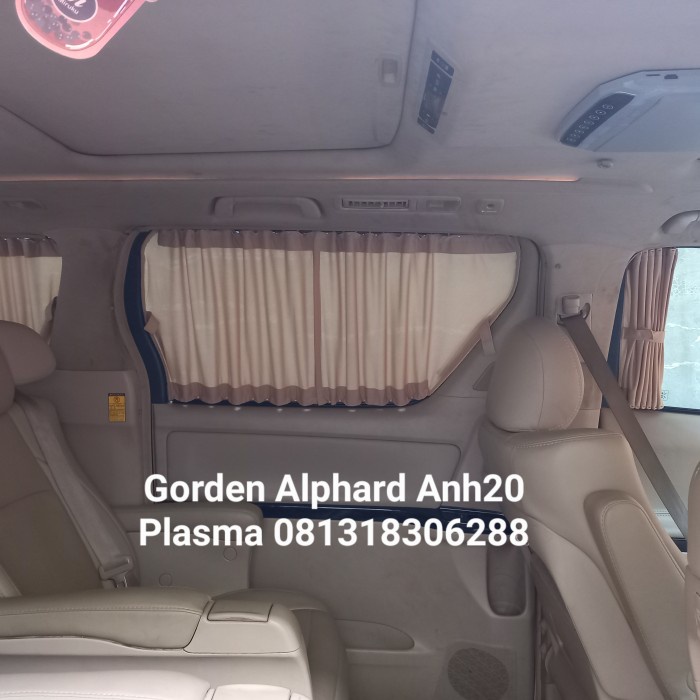 Tirai Mobil Alphard/Gorden/Hordeng Mobil Alphard/Vellfire (2008-2014)