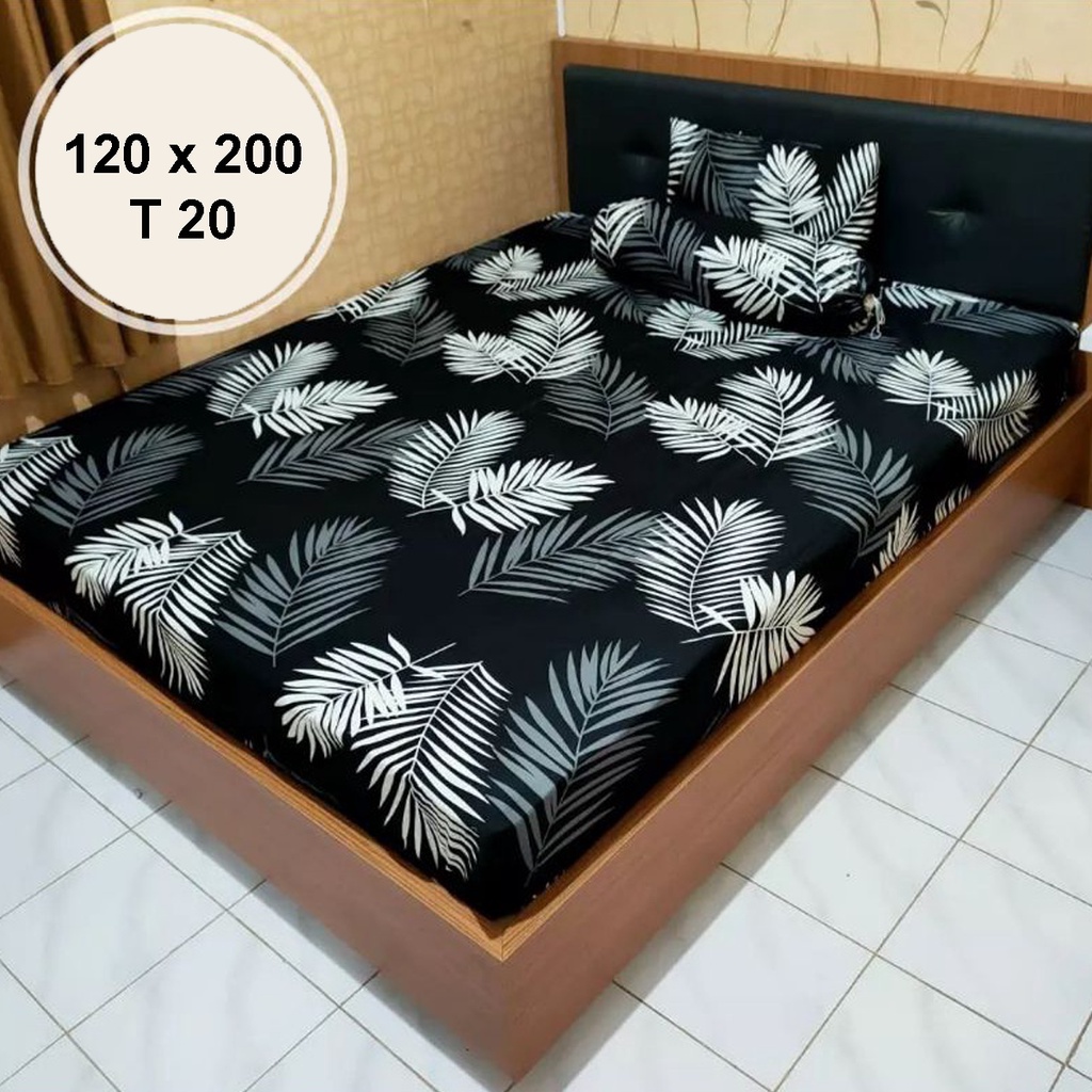 ✅COD Paket Sprei Seprei 120x200 Aneka Motif Dan 2 Sarung Bantal Guling Dekorasi Kamar Perlengkapan Rumah