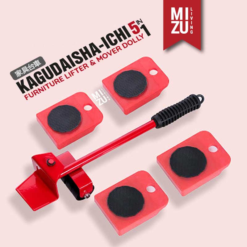 MIZU KAGUDAISHA-ICHI Furniture Lifter & Mover Dolly Dongkrak Roda Alat Bantu Angkat Barang Pindah Me