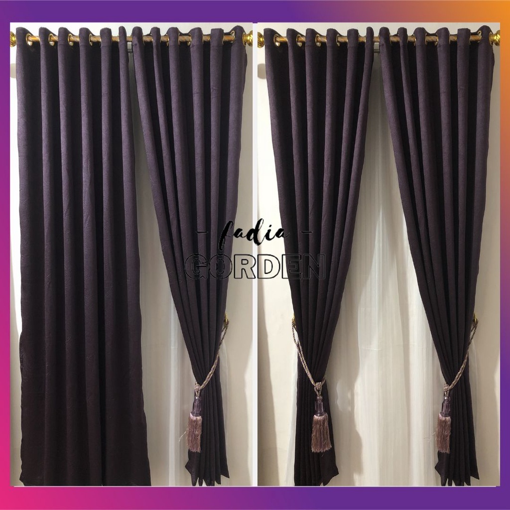 GORDEN BLACKOUT EMBOS POLOS GRADE B /GORDEN BLACKOUT IMPORT MINIMALIS SUPER DUPER TEBAL DAN MEWAH /1