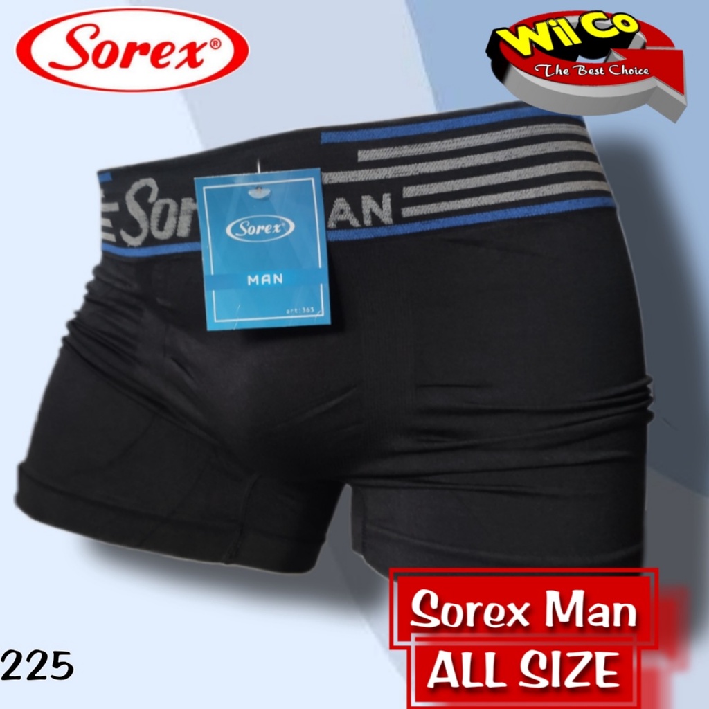 K225 - [Harga Per 1 Potong] CELANA DALAM BOXER PRIA SOREX ALL SIZE