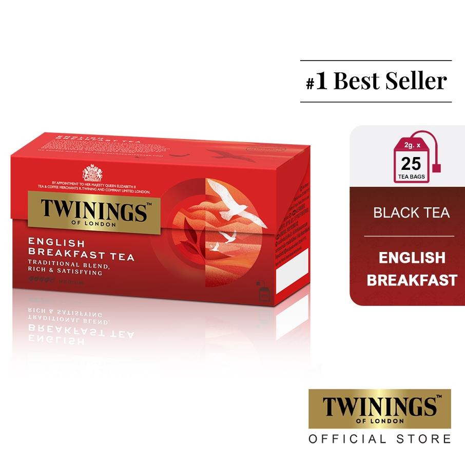 

☚ Twinings Teh Hitam Celup English Breakfast Tea 25x2gr ❈