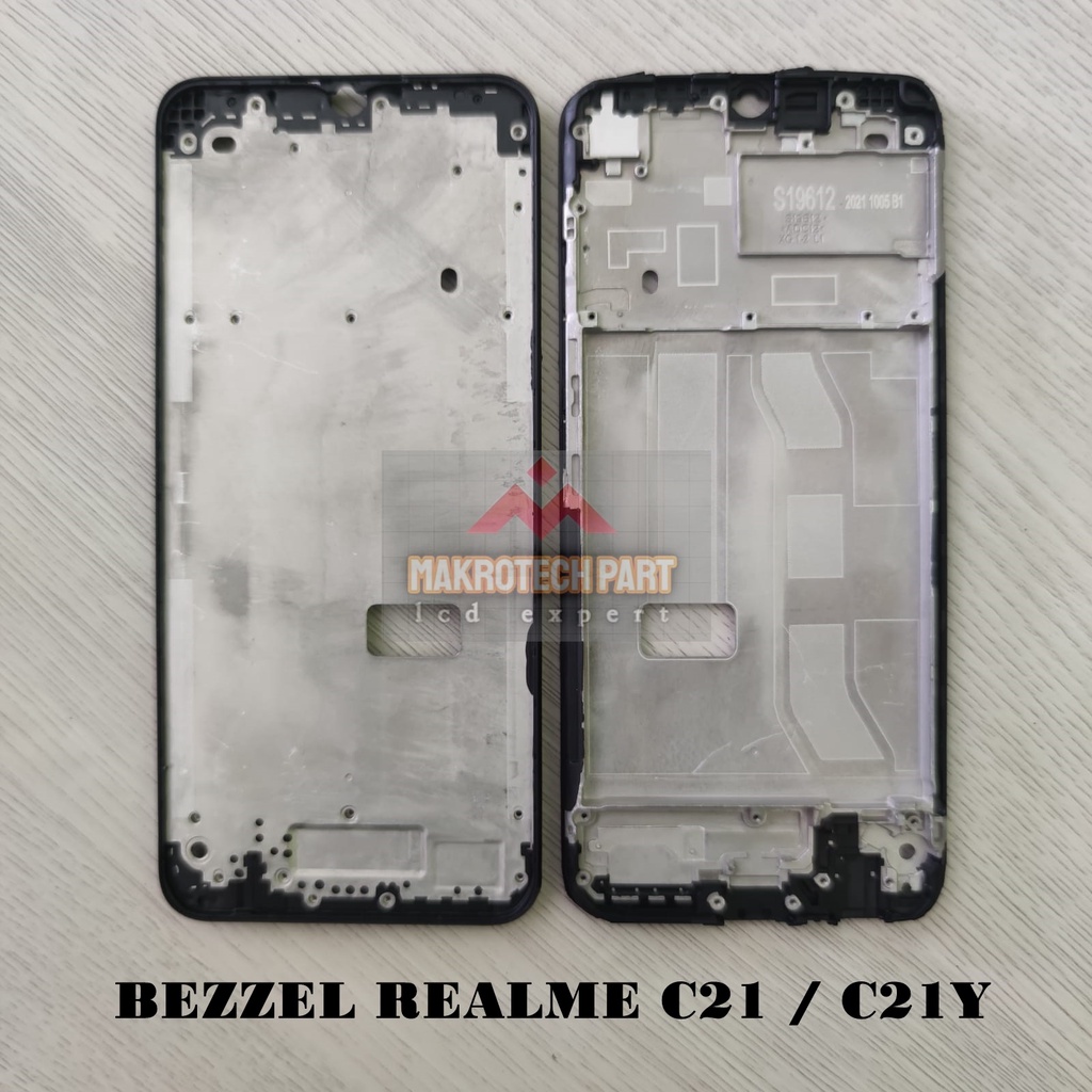 Bezzel lcd realme C21Y / C25Y Frame lcd / middle/ Ttulang tengah lcd realme c21y /realme c25y