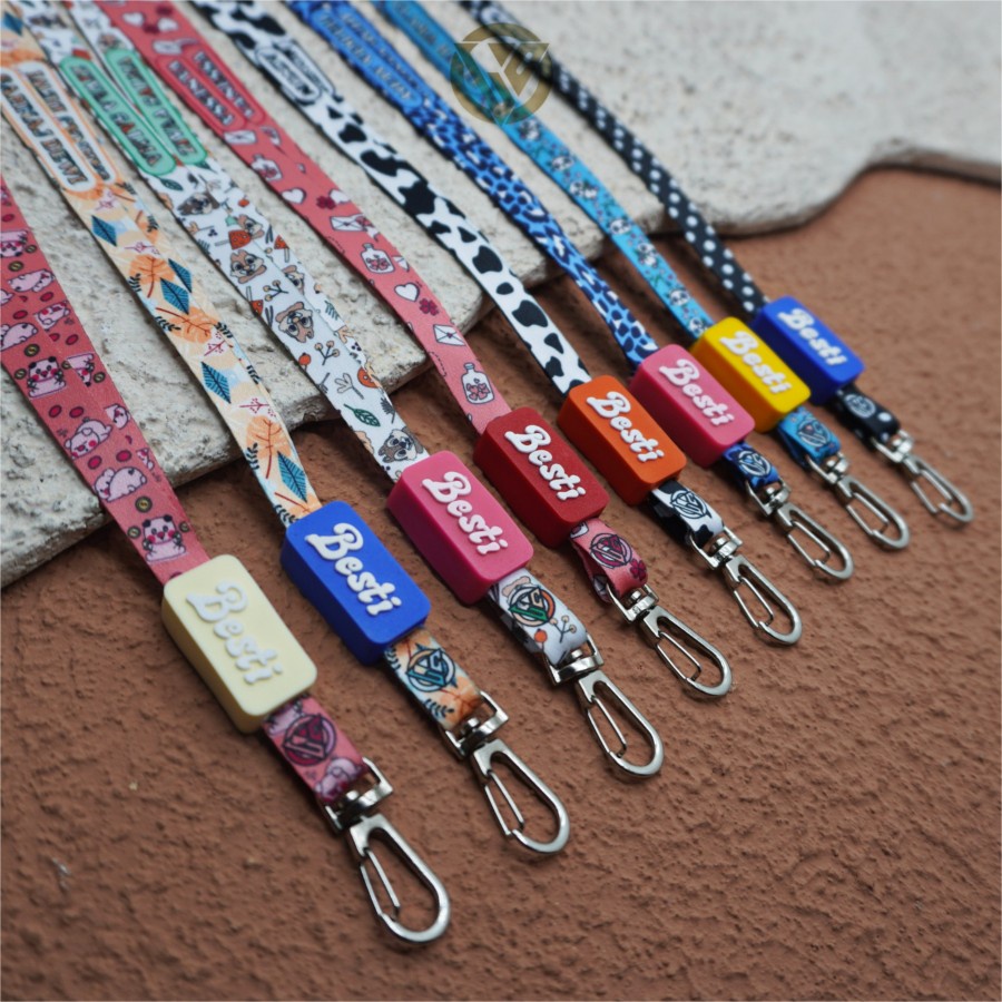 

RK Lanyard Craft Besti (Costum Nama) / Lanyard Hp / Lanyard Couple
