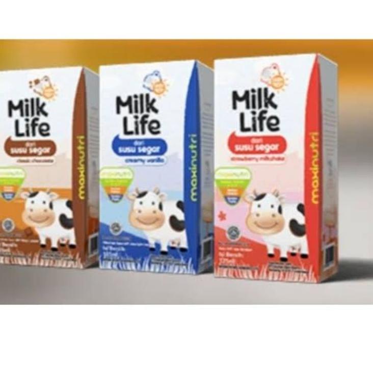 

☚ Susu Milk Life UHT 125ml (1dus = 40pc) ★