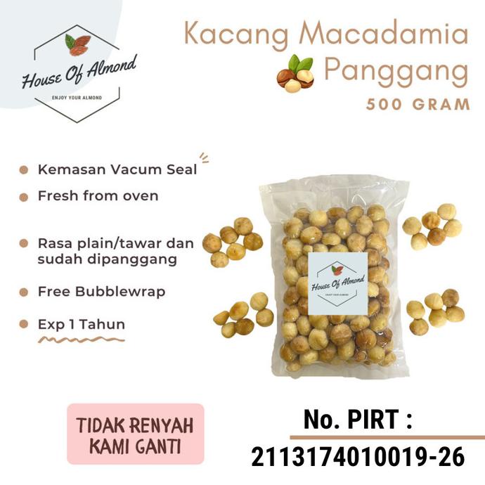 

Kacang Macadamia Panggang 500gr