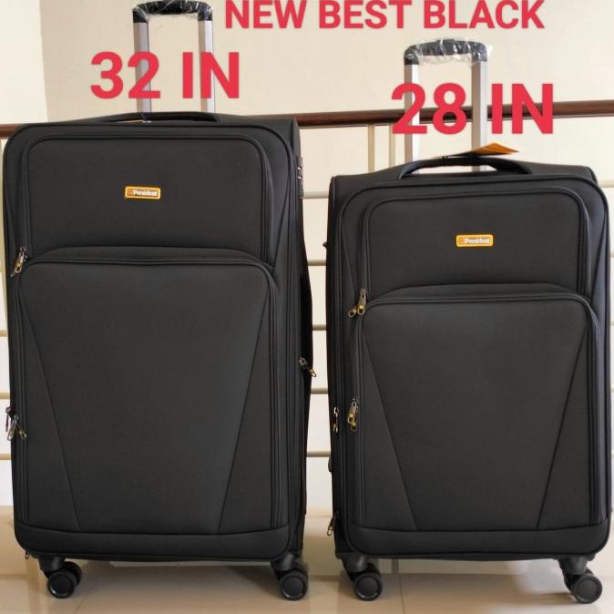KOPER KAIN PRESIDENT 32INCHI JUMBO KANVAS RODA 4 PUTAR TSA 180623 HOT SALE