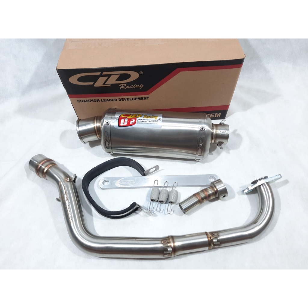 Knalpot Original CLD Type C1 Bulat C1 Oval Beat Karbu Beat Fi Scoopy Vario 110