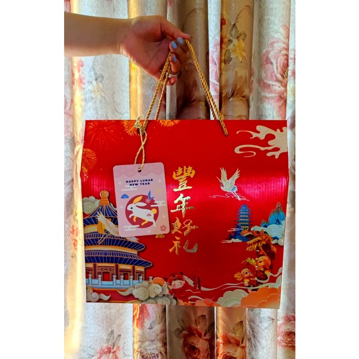 

⭐BISA COD⭐ Box Hampers Imlek Pagoda 2023