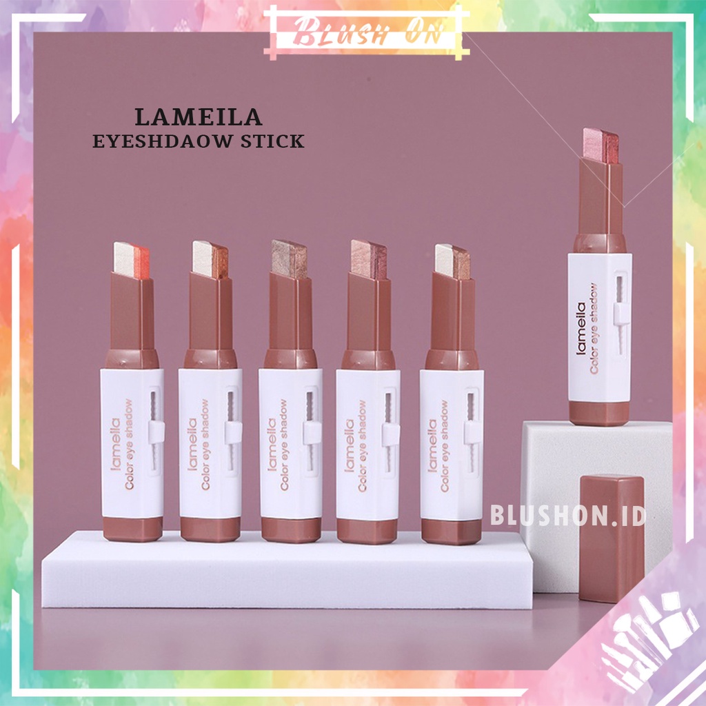 LAMEILA Eyeshadow Stick Gradiant Ombre Korean Style Waterproof Eyeshadow Stik Ganda Warna 3052