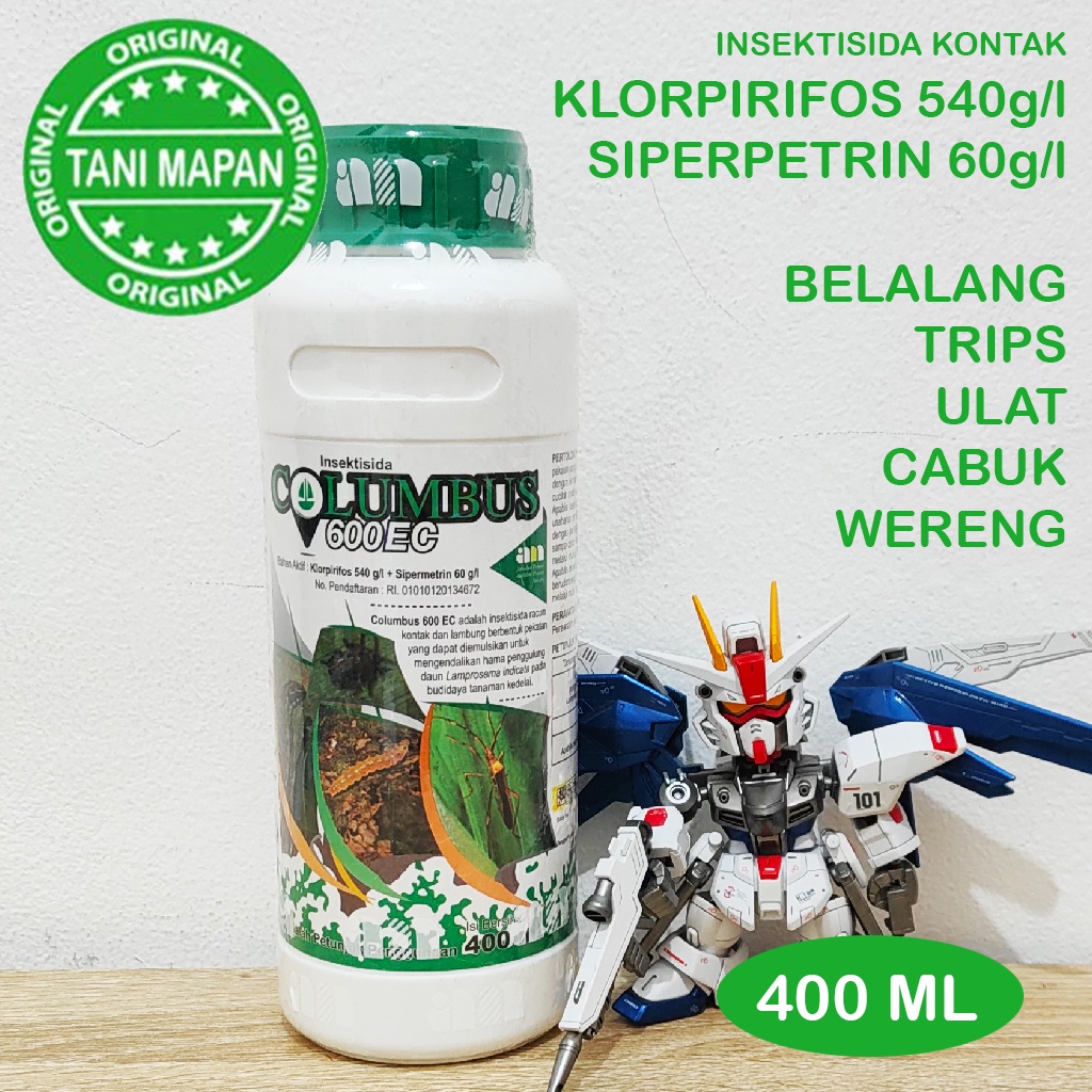 COLUMBUS 600ec - 400ML (Klorpirifos 500 Sipermetrin 50) Insektisida