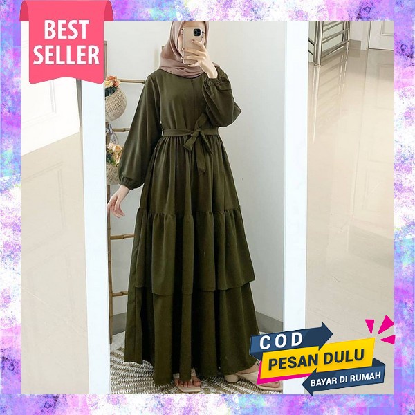 Gamis Modern-Gamis Brukat-Hawa Dress Premium-Gamis Pesta-Kebaya Modern-Kebaya Pesta-Gamis Wanita-Gam