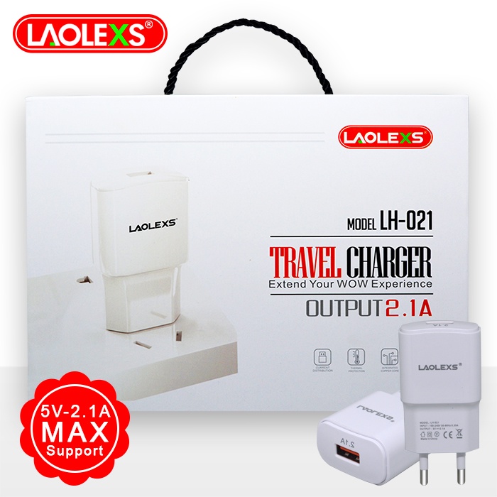 Adaptor/Kepala Charger LH-021A LAOLEXS Dengan 1 Port USB - Fast Charging