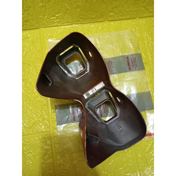 COVER MONCONG CORONG KNALPOT MERAH MAROON HONDA CBR 250R ORIGINAL