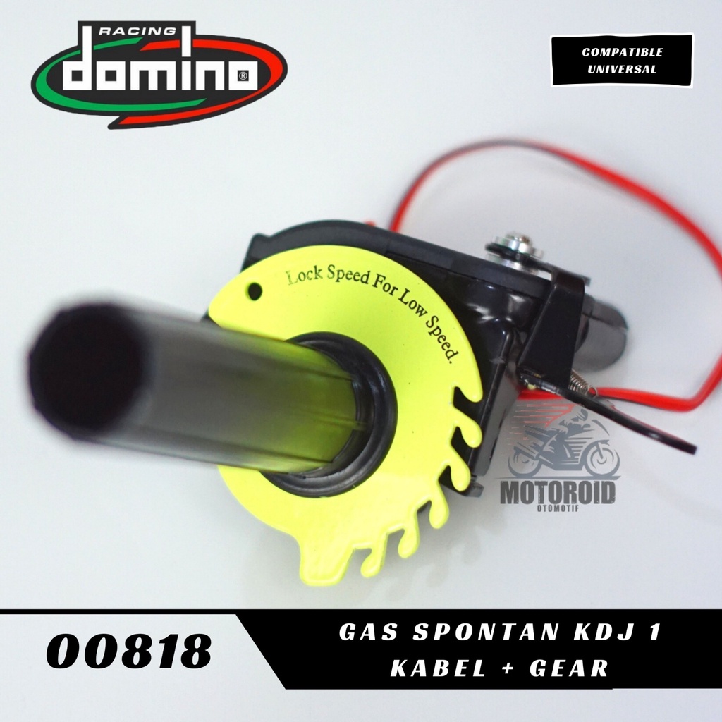 Gas Spontan Green Selongsong Domino + Penahan Tombol Starter