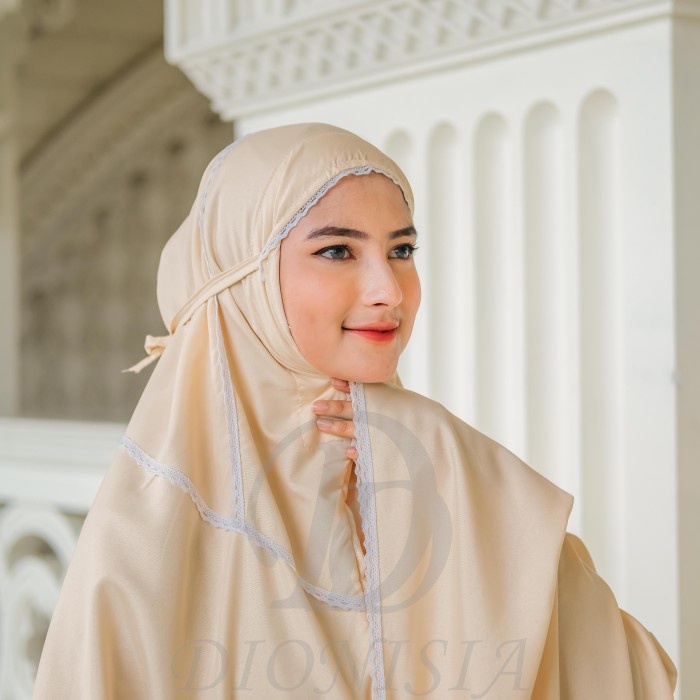 DIONISIA TYARA MUKENA DEWASA MODEL TERBARU JUMBO RENDA