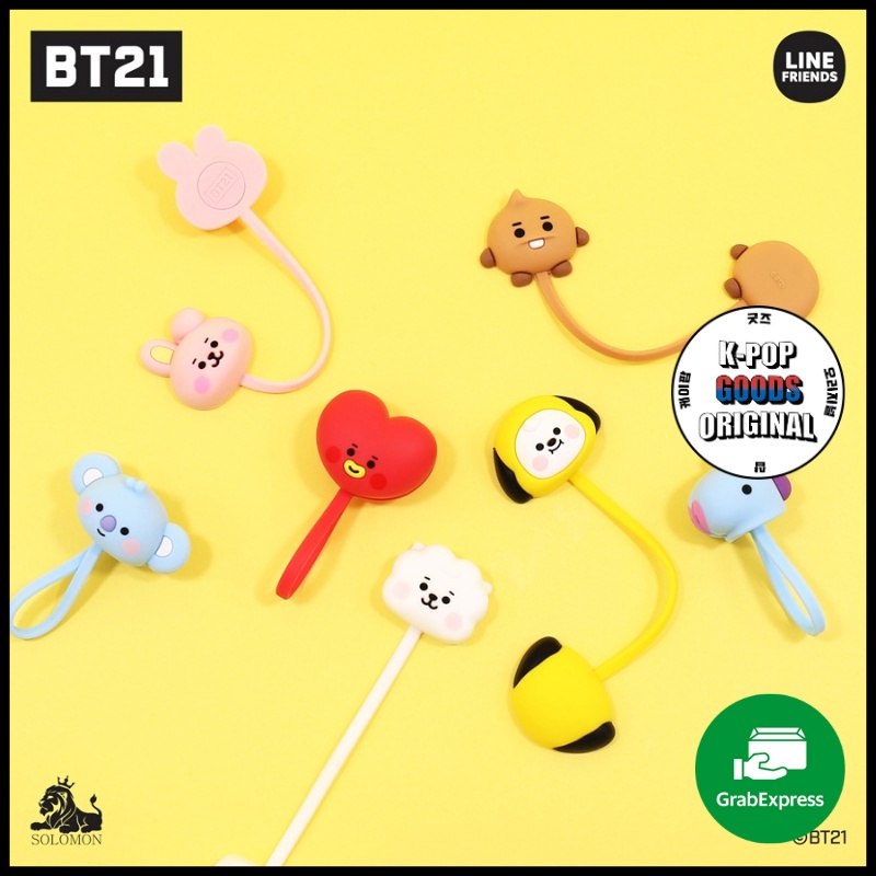 OFFICIAL BTS X BT21 Magnetic Cable Wrap