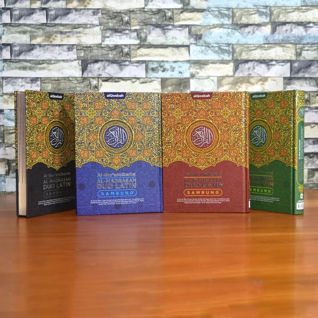 Quran Al Qosbah Al-Madrasah Duo Latin Sambung A4 / Alquran Belajar Terjemah & Transliterasi Latin A4