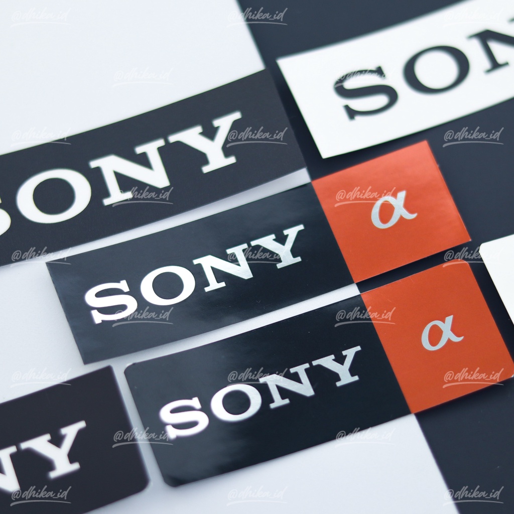Sticker Stiker Camera Kamera Sony A Alpha 7 Mirrorless