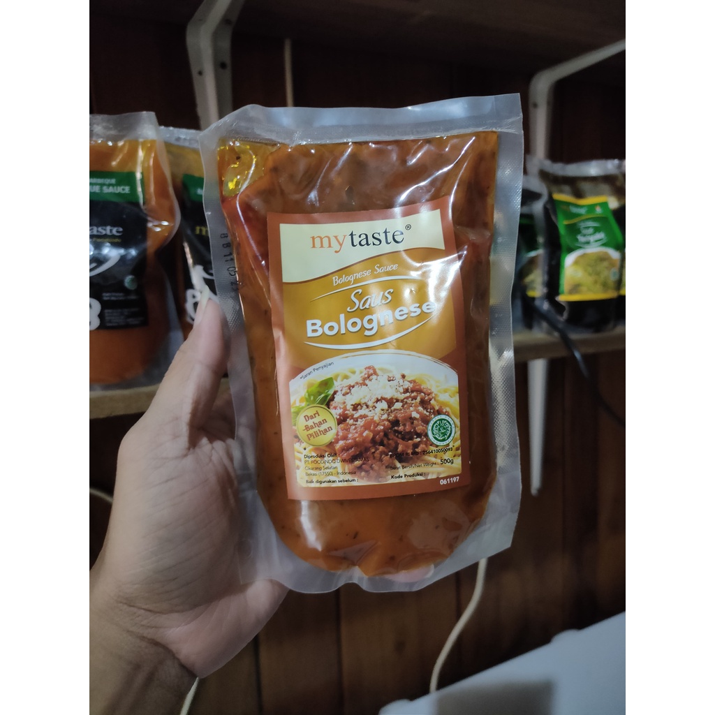 

my taste saus bolognese / bolognaise 500 gram