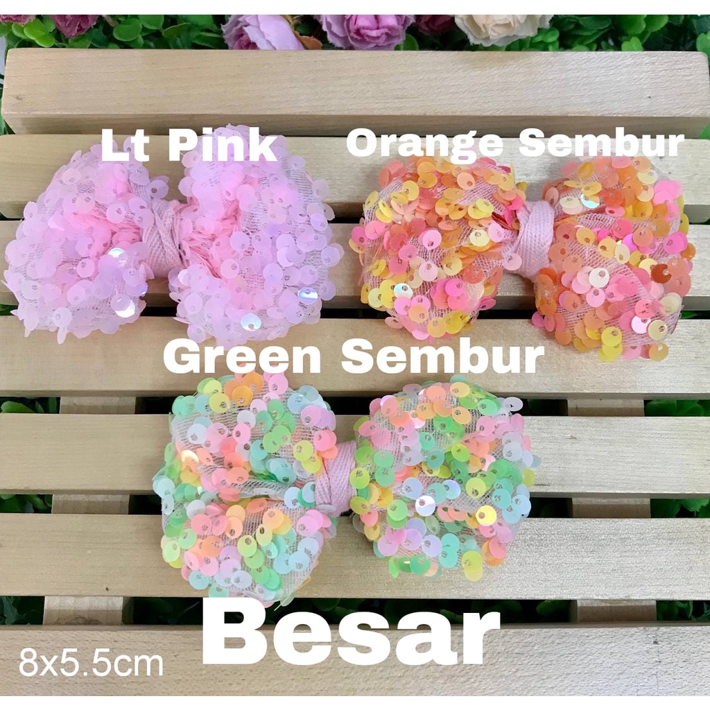 1PC | APLIKASI PITA BORCI | BAHAN TILE BORCI WARNA | BAHAN JEPIT DAN BANDO