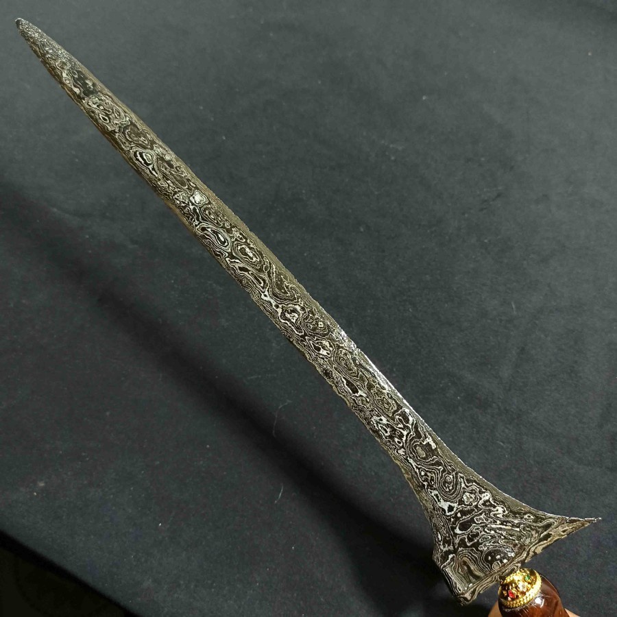 Pusaka Keris Pamor Walang Sinunduk Tilam Upih Tangguh Pajajaran Kuno