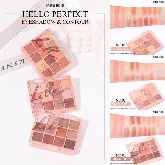 Sivanna Colors Hello Perfect Eyeshadow &amp; Contour HF178 / Eyeshadow Thailand / Kosmetik Thailand