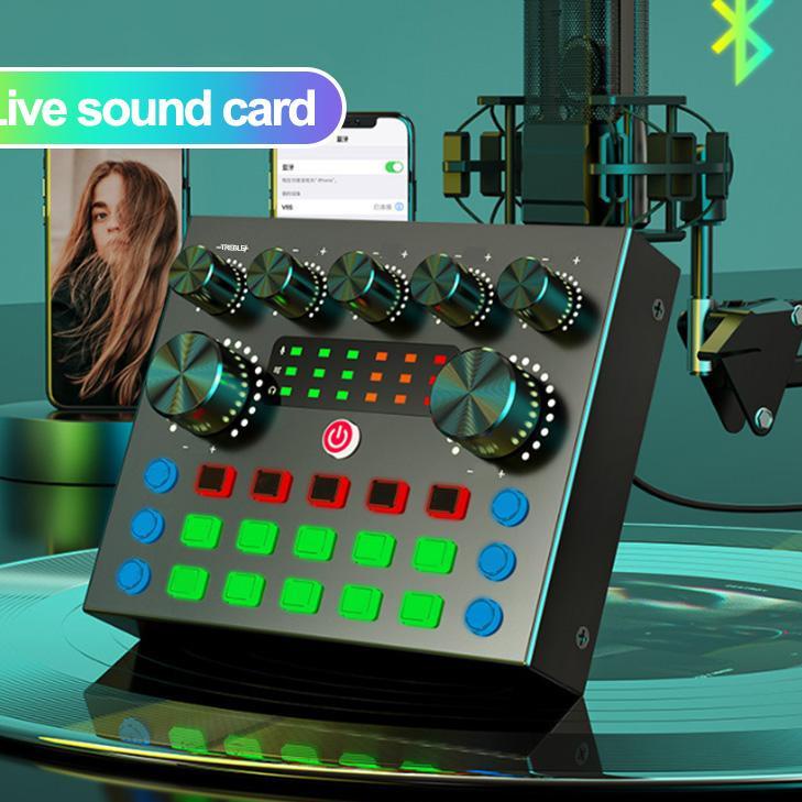 ♪ Olla-V8S SoundCard Bluetooth Audio Usb External - SoundCard v8 plus ➹