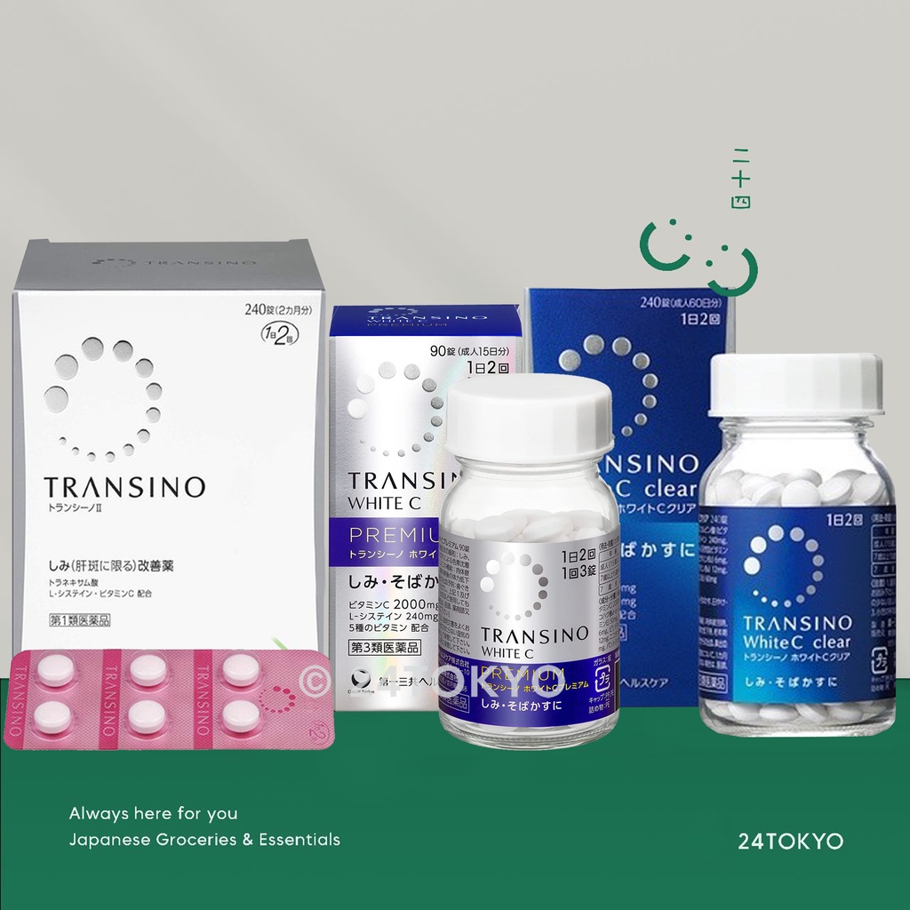 24Tokyo - Transino II / transino white C obat vitamin C skin whitening melasma flek hitam dark spots