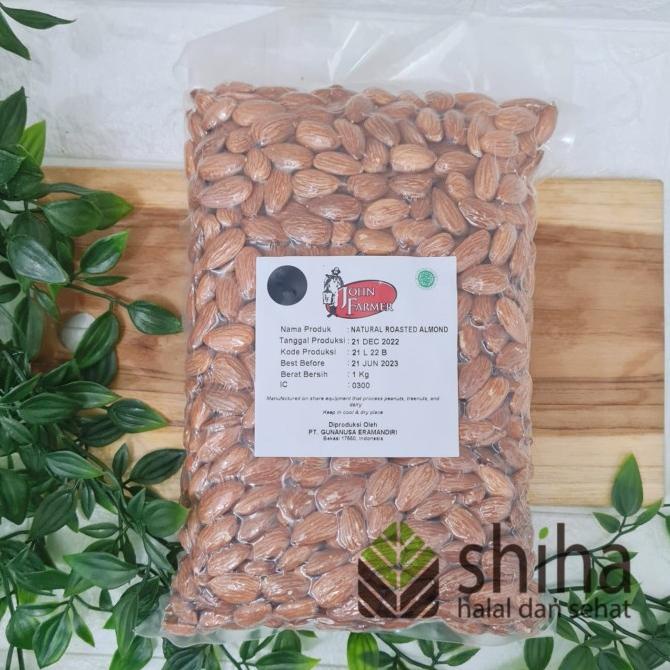 

Roasted almond 1kg / kacang almond panggang 1kg - SHIHA