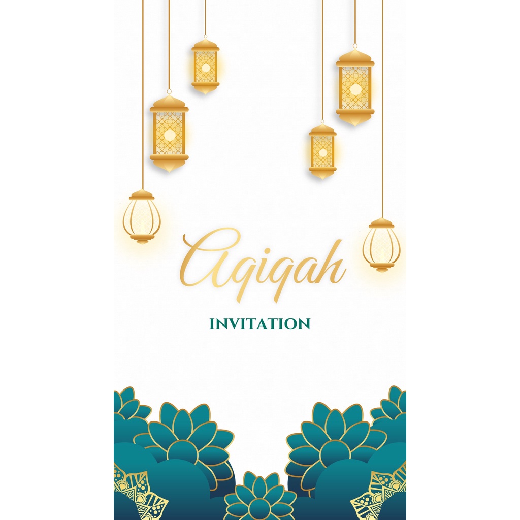 UNDANGAN DIGITAL VIDEO AQIQAH MURAH DAN CEPAT PAKAI FOTO ATAU TANPA FOTO