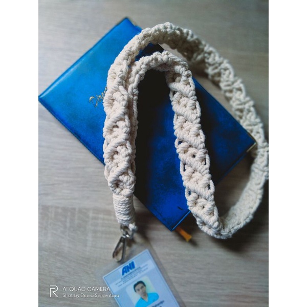 

Macrame Lanyard/Gantungan ID Card/Name Tag