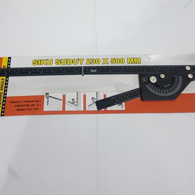 

Aldo Penggaris Busur Sks500 230 X 500 Mm Square Angle Ruler Siku Sudut