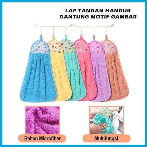 Lap Tangan Karakter /Lap Tangan Handuk Gantung /Hand Towel Karakter