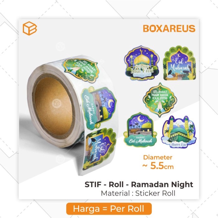 

Sticker Lebaran Stiker Label Idul Fitri Toples Hiasan Tempel - Stif 064