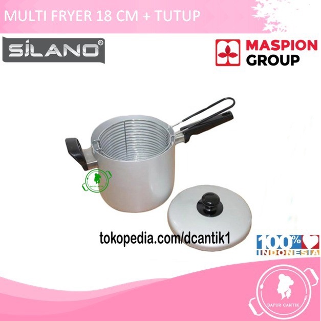 Terlaris Maspion Deep Fryer (Panci Penggorengan) Multi Fryer 18 Cm