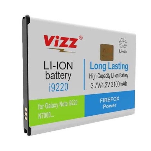 Battery Baterai Vizz Samsung Note 1 N7000 i9220 Double Power Original